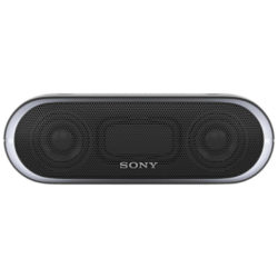 Sony SRS-XB20 Extra Bass Water-Resistant Bluetooth NFC Portable Speaker with LED Ring Lighting Black